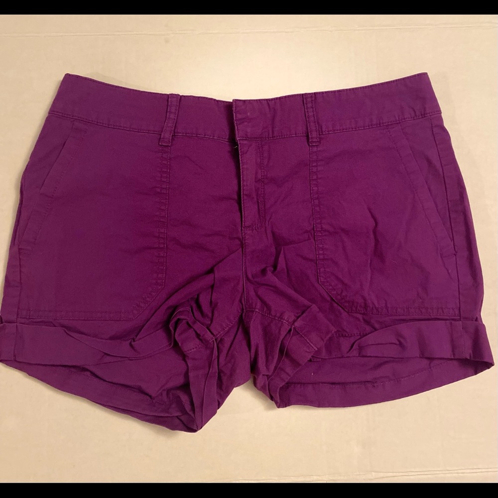 a.n.a Dark Purple Jean Short Shorts